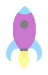 Pastel rocket